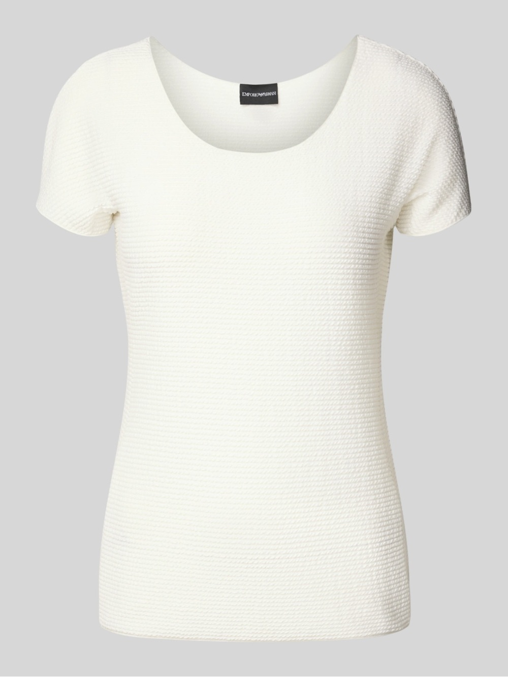 Giorgio Armani Cream Textured Knit Tank